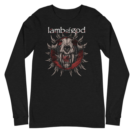 MerchMoment Lamb of God - Steer Skull Long Sleeve T-Shirt [Apparel]