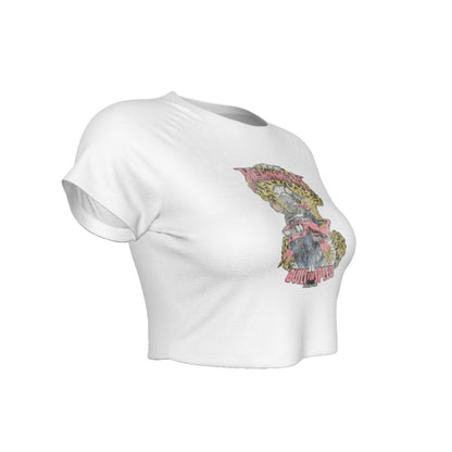 MerchMoment Megadeth Built for Speed Women's Crop Top [Apparel] Officially Licensed