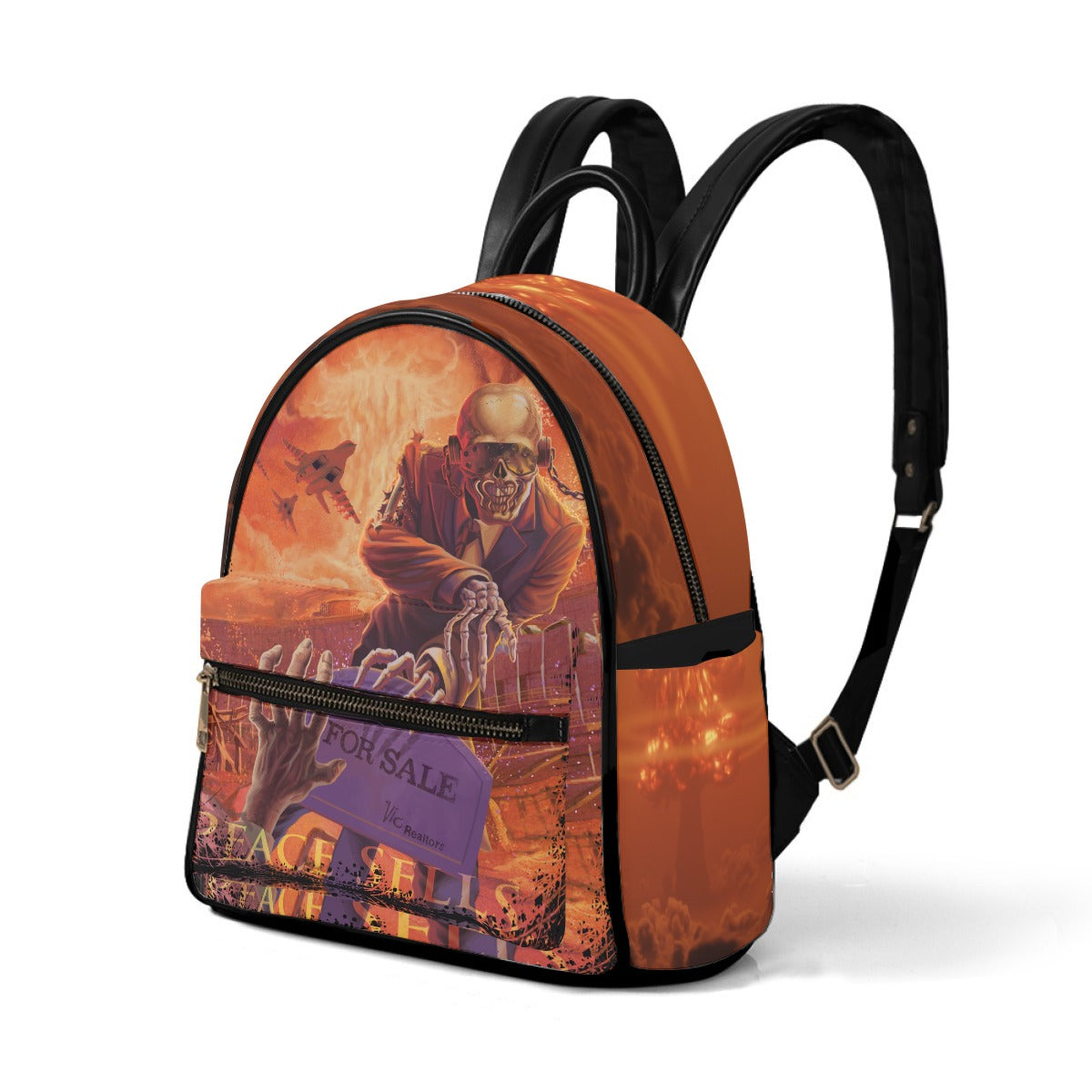 Megadeth For Sale MiniBackpack  Vegan Leather Backpack