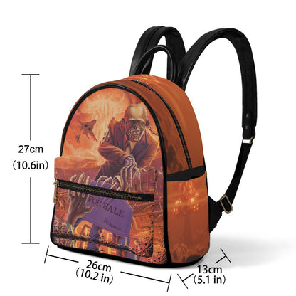 Megadeth For Sale MiniBackpack  Vegan Leather Backpack