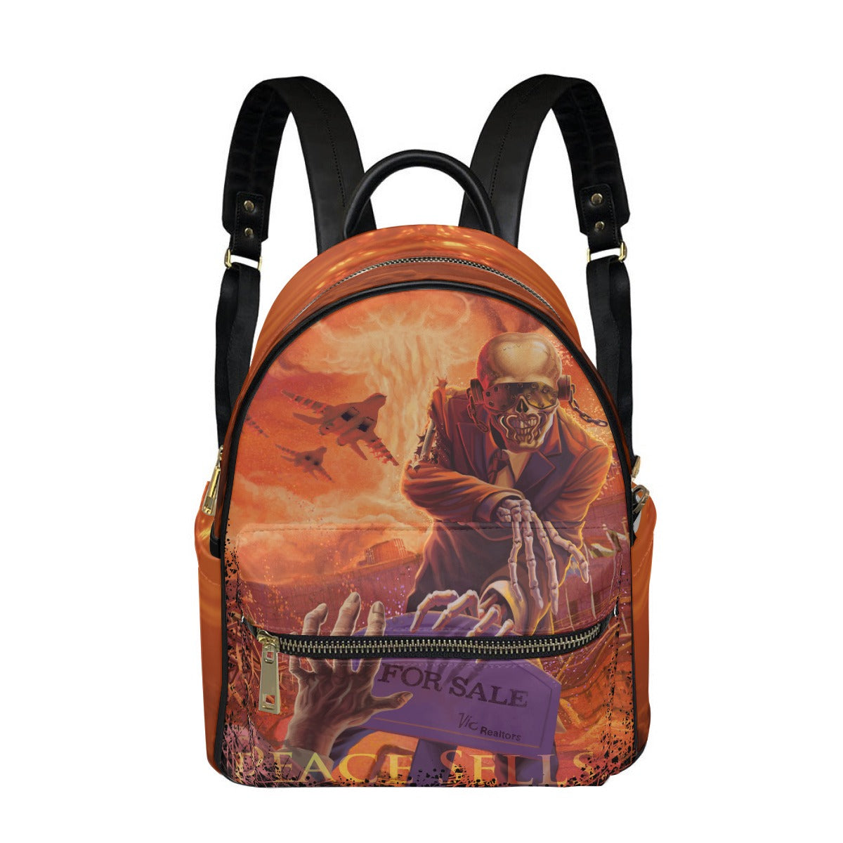 Megadeth For Sale MiniBackpack  Vegan Leather Backpack