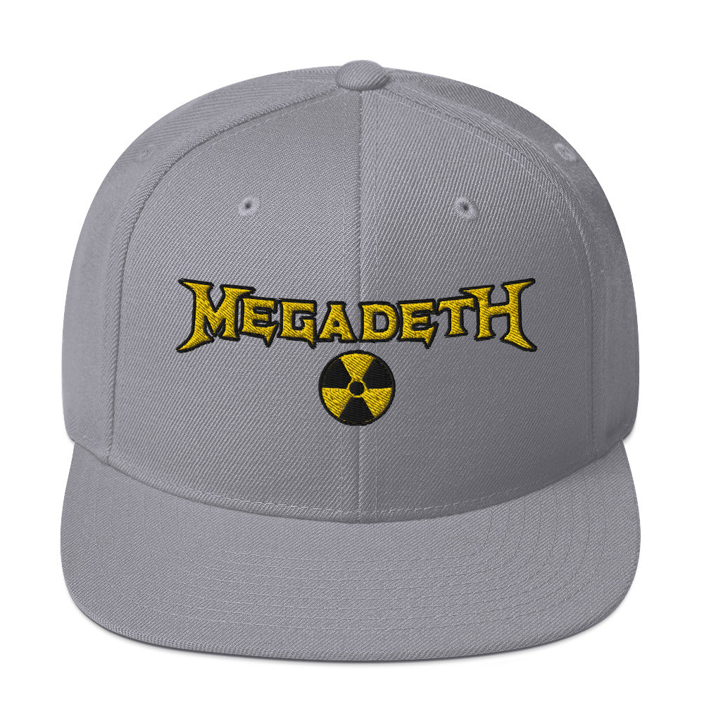 MerchMoment MegaDeth Nuclear Winter Embroidered Snapback Hat Officially Licensed