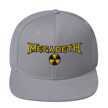 MerchMoment MegaDeth Nuclear Winter Embroidered Snapback Hat Officially Licensed