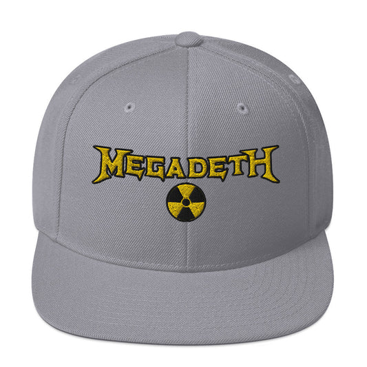 MerchMoment MegaDeth Nuclear Winter Embroidered Snapback Hat Officially Licensed
