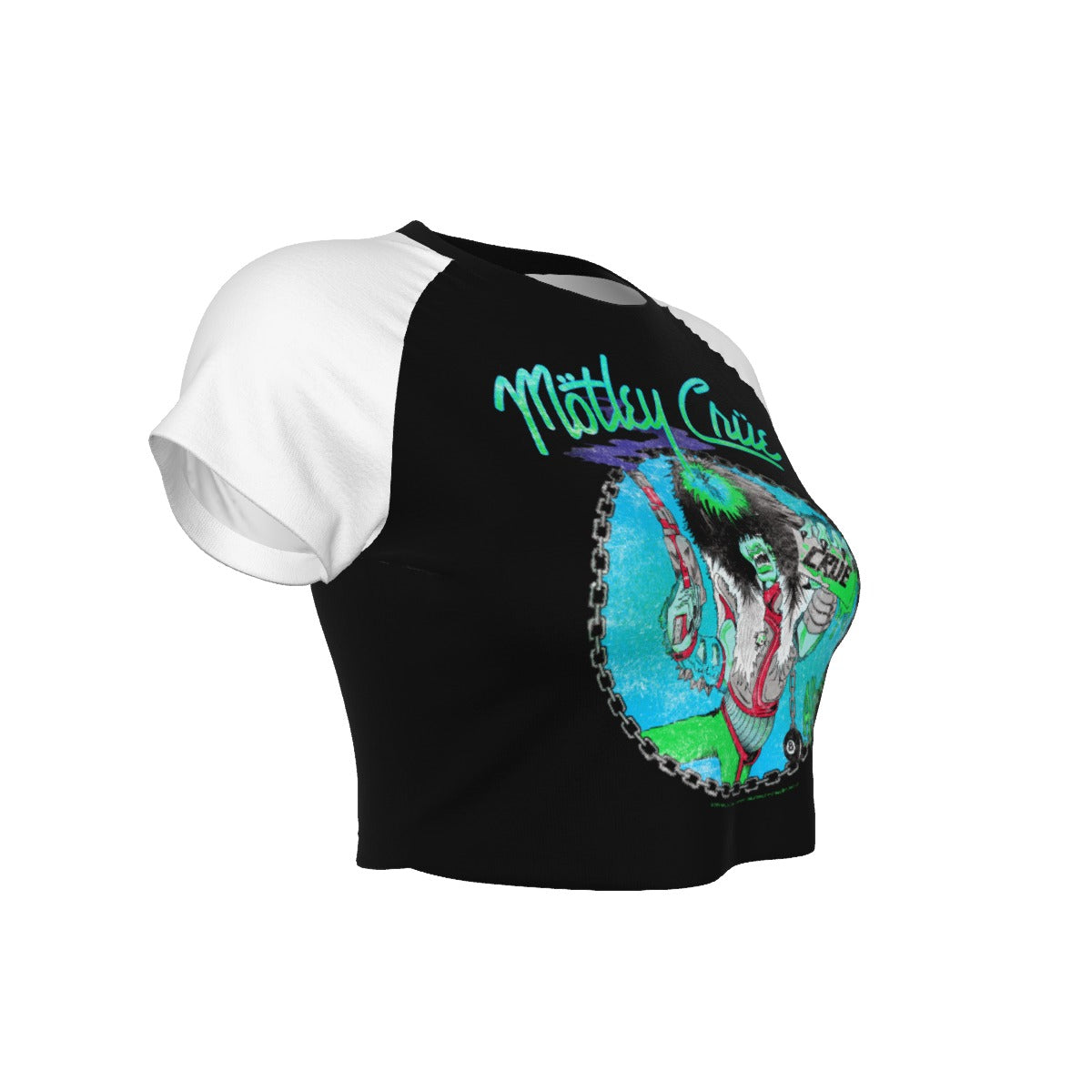 MerchMoment Motley Crue Allister Baseball Women's Crop Top [Apparel] Officially Licensed