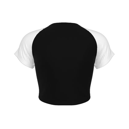 MerchMoment Motley Crue Allister Baseball Women's Crop Top [Apparel] Officially Licensed