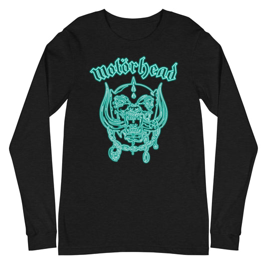 MerchMoment Motorhead - Neon Teal Warpig Long Sleeve T-Shirt [Apparel]