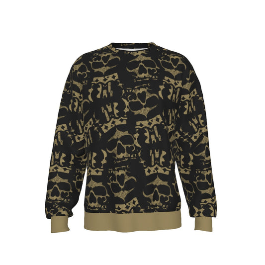 MerchMoment Ozzy Osbourne Crown Skull All Over Print Sweatshirt [Apparel]