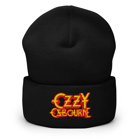 MerchMoment Ozzy Osbourne Embroidered Beanie Hat