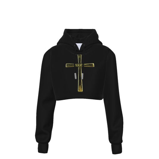 MerchMoment Ozzy Osbourne Pray for Ozzy Women's Cropped Hoodie [Apparel]