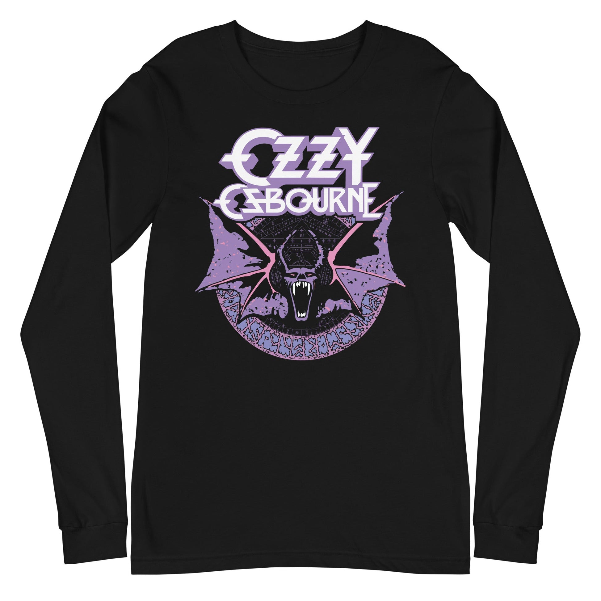 MerchMoment Ozzy Osbourne - Purple Bat Long Sleeve T-Shirt [Apparel]