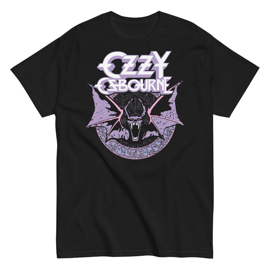 MerchMoment Ozzy Osbourne - Purple Bat T-Shirt [Apparel]