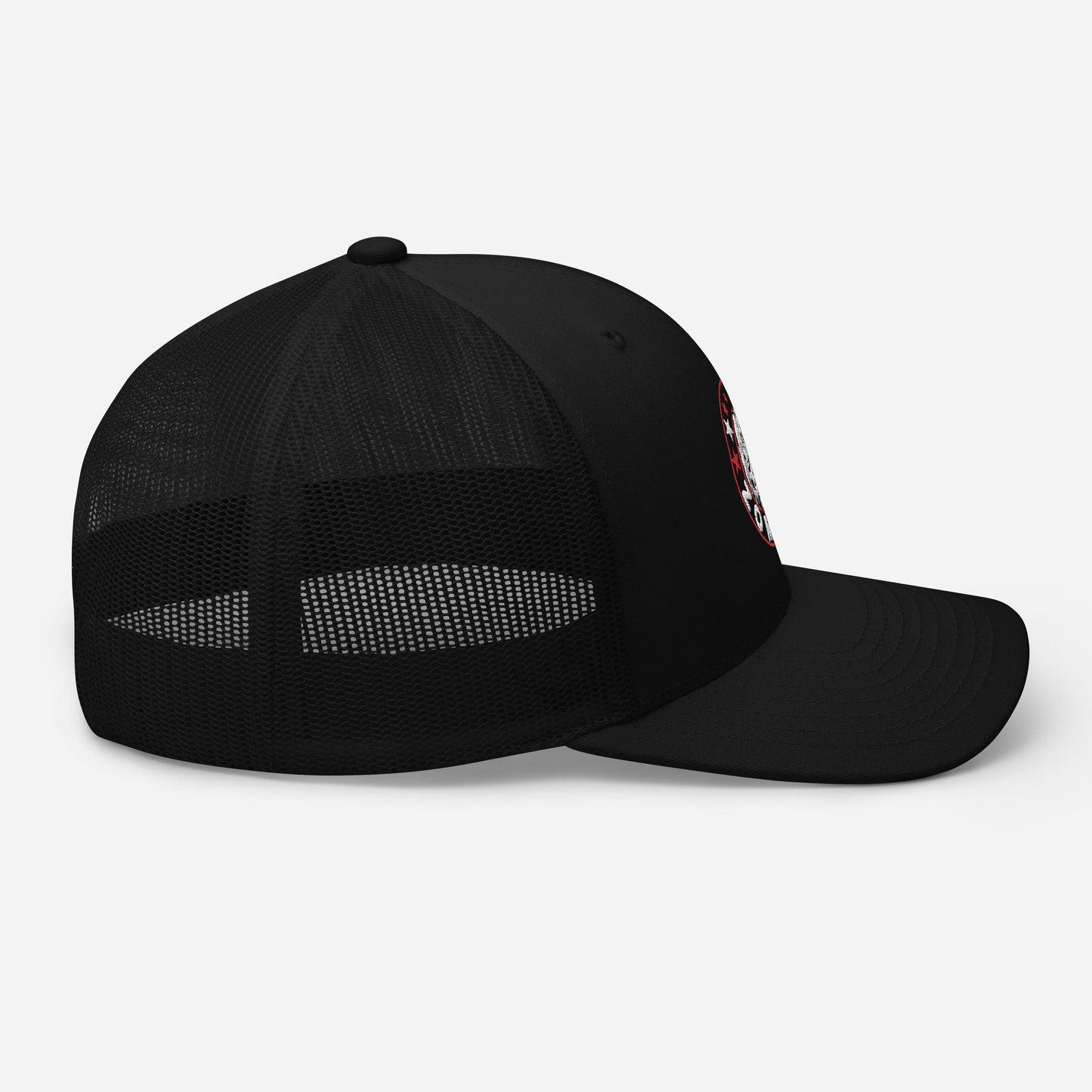 MerchMoment Rob Zombie Circle Logo Embroidered Trucker Hat