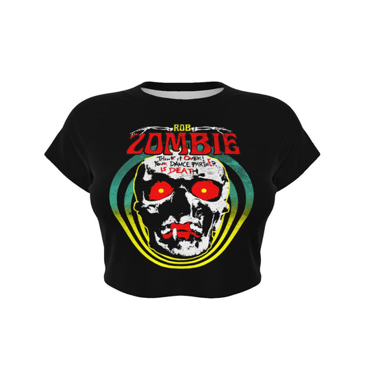 MerchMoment Rob Zombie Clown Skull Women's Crop Top [Apparel]