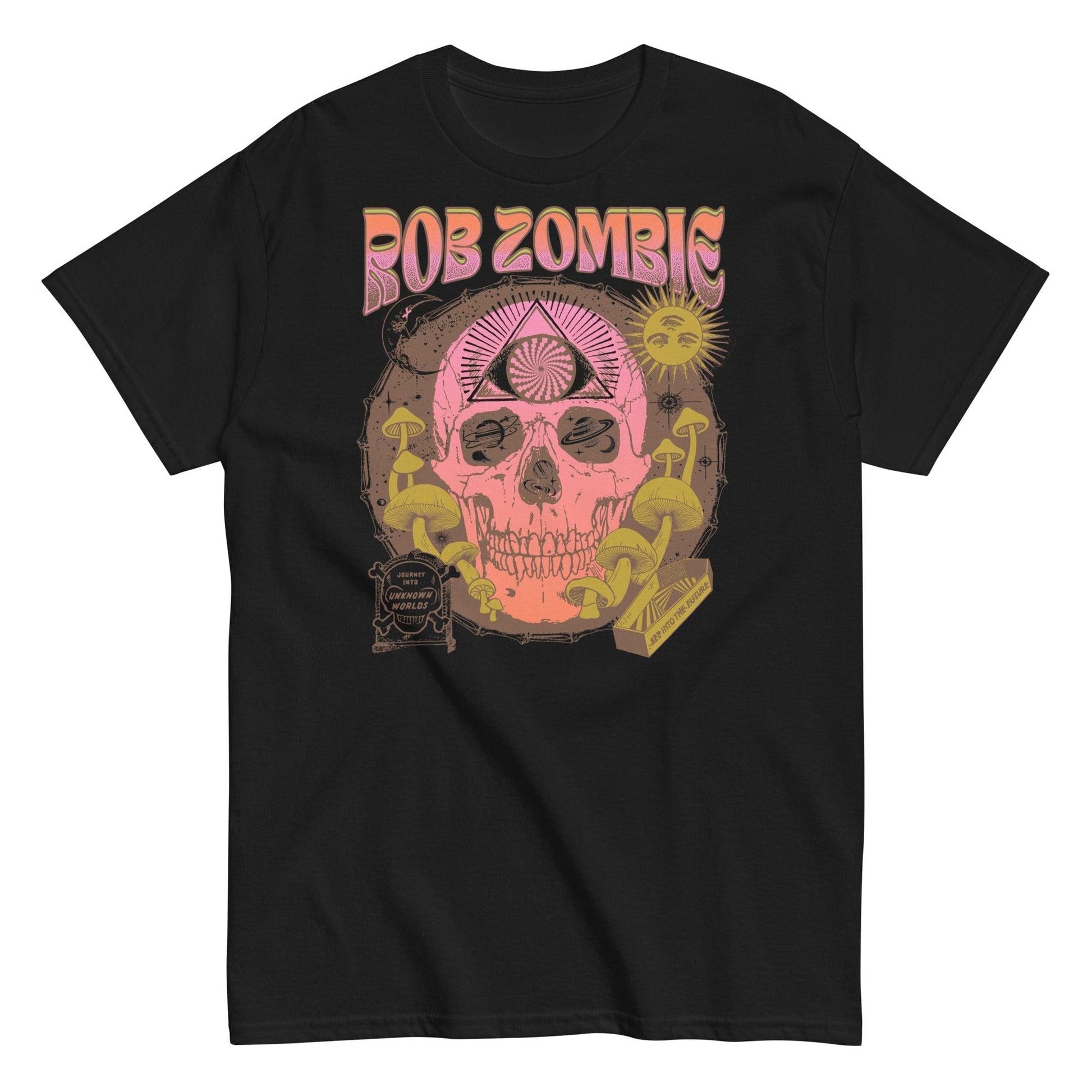 MerchMoment Rob Zombie - Hippie Skull T-Shirt [Apparel]
