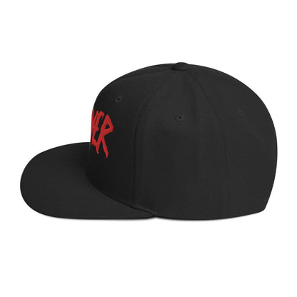 MerchMoment Slayer Drip Logo Embroidered Snapback Hat