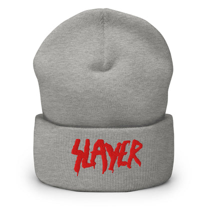 MerchMoment Slayer Embroidered Beanie Hat