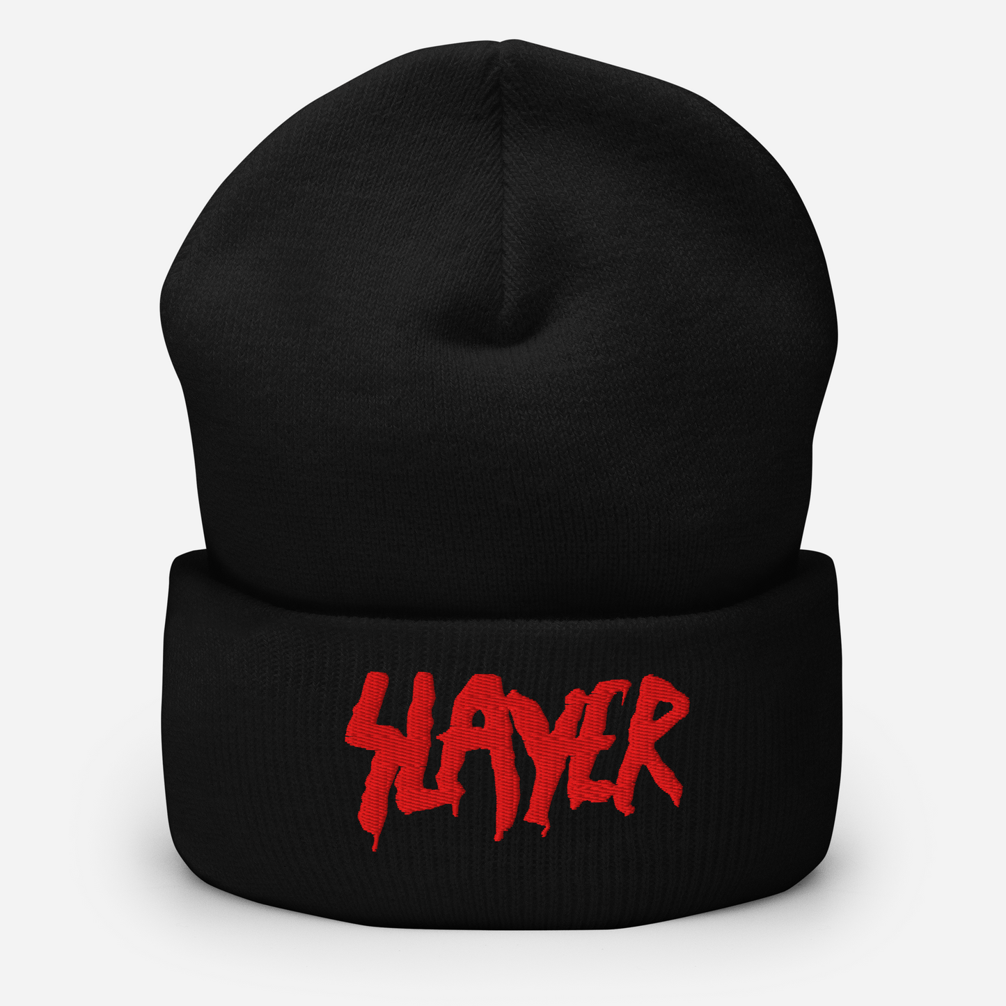 MerchMoment Slayer Embroidered Beanie Hat