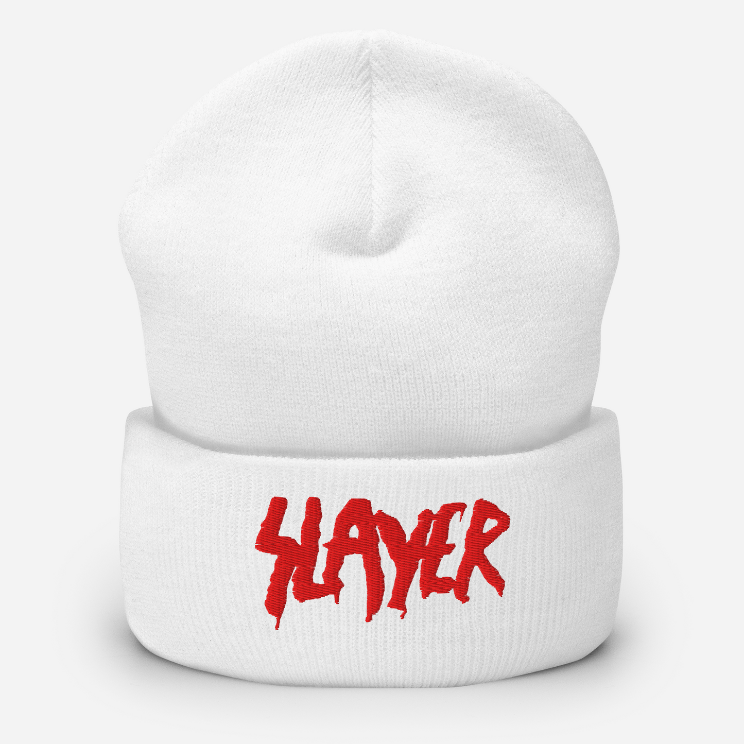 MerchMoment Slayer Embroidered Beanie Hat