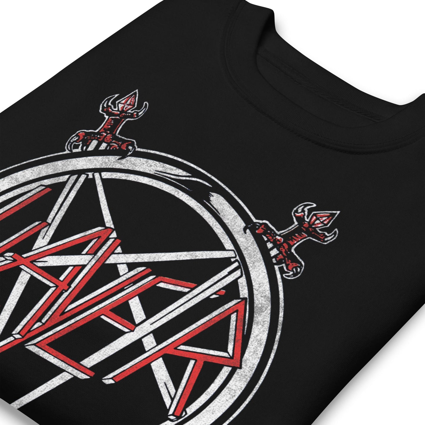 MerchMoment Slayer - Sword Logo Crewneck Sweatshirt Officially Licensed