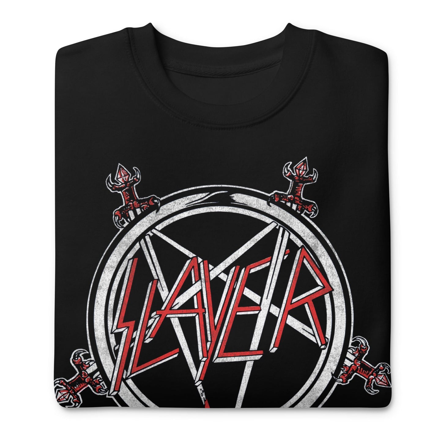 MerchMoment Slayer - Sword Logo Crewneck Sweatshirt Officially Licensed