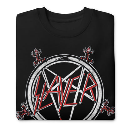 MerchMoment Slayer - Sword Logo Crewneck Sweatshirt Officially Licensed