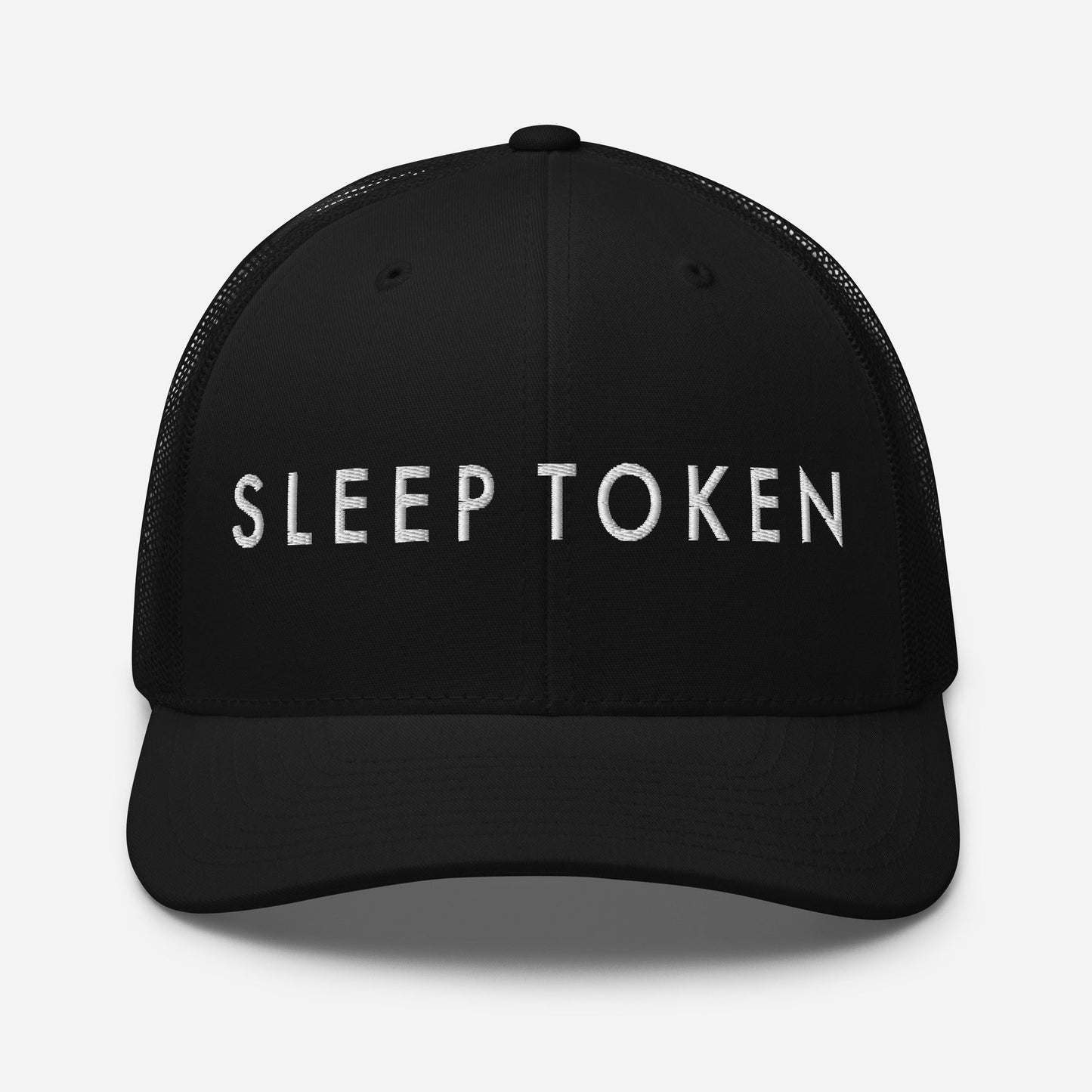 MerchMoment Sleep Token Classic Logo Embroidered Trucker Hat