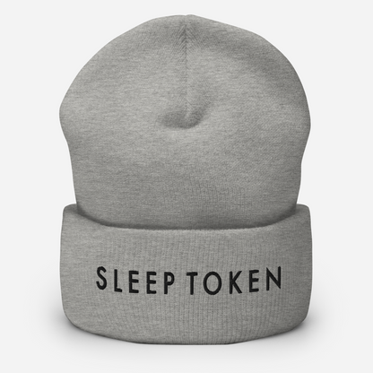 MerchMoment Sleep Token Embroidered Beanie Hat