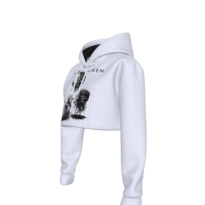 MerchMoment Sleep Token Repeat Women's Cropped Hoodie Sweatshirt Officially Licensed