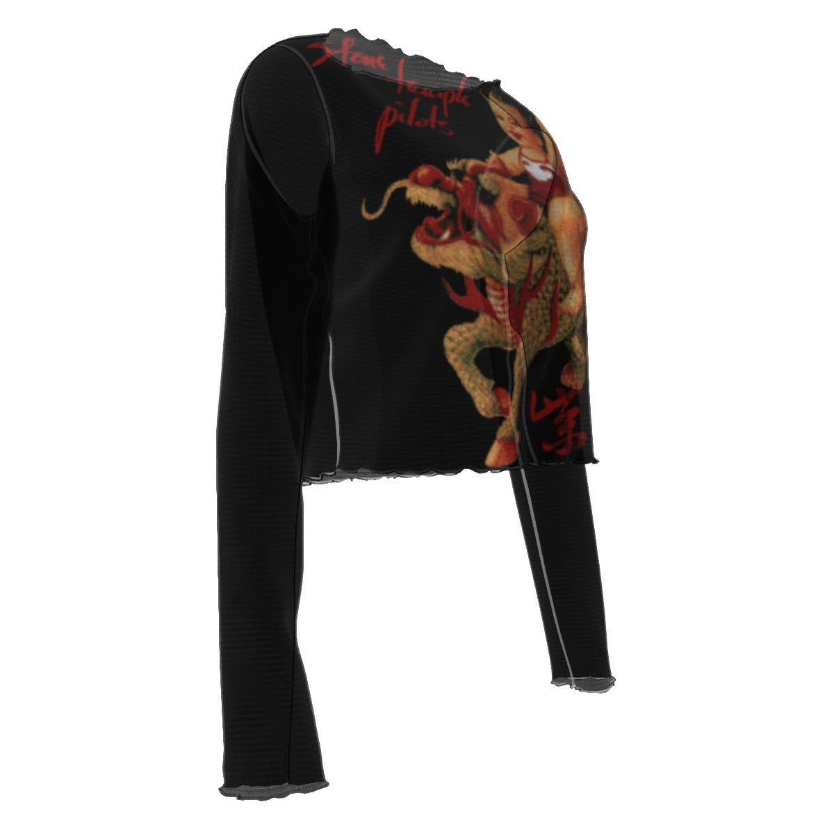 MerchMoment Stone Temple Pilots Purple Women's Mesh Top [Apparel] Officially Licensed