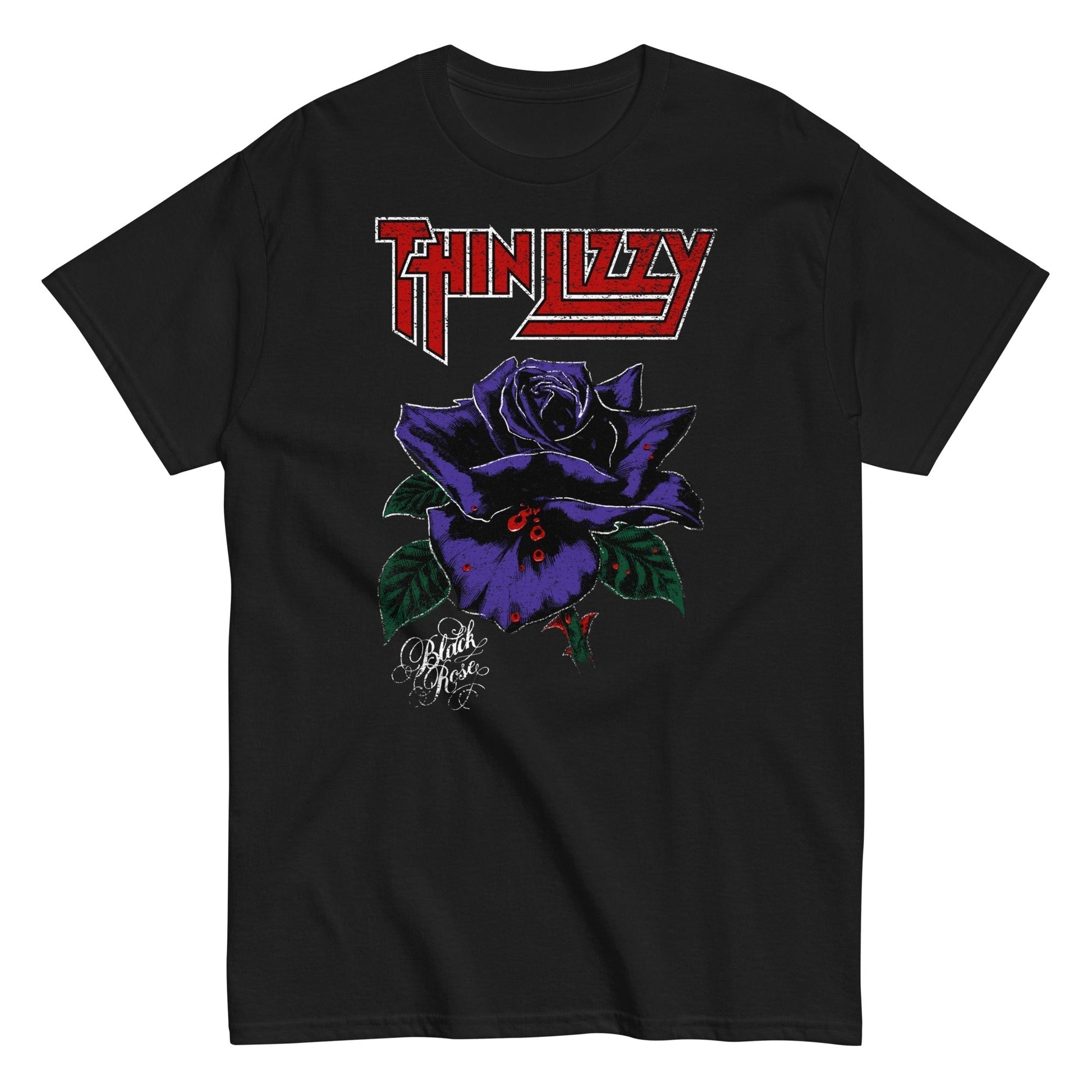 MerchMoment Thin Lizzy - Purple Rose T-Shirt [Apparel]