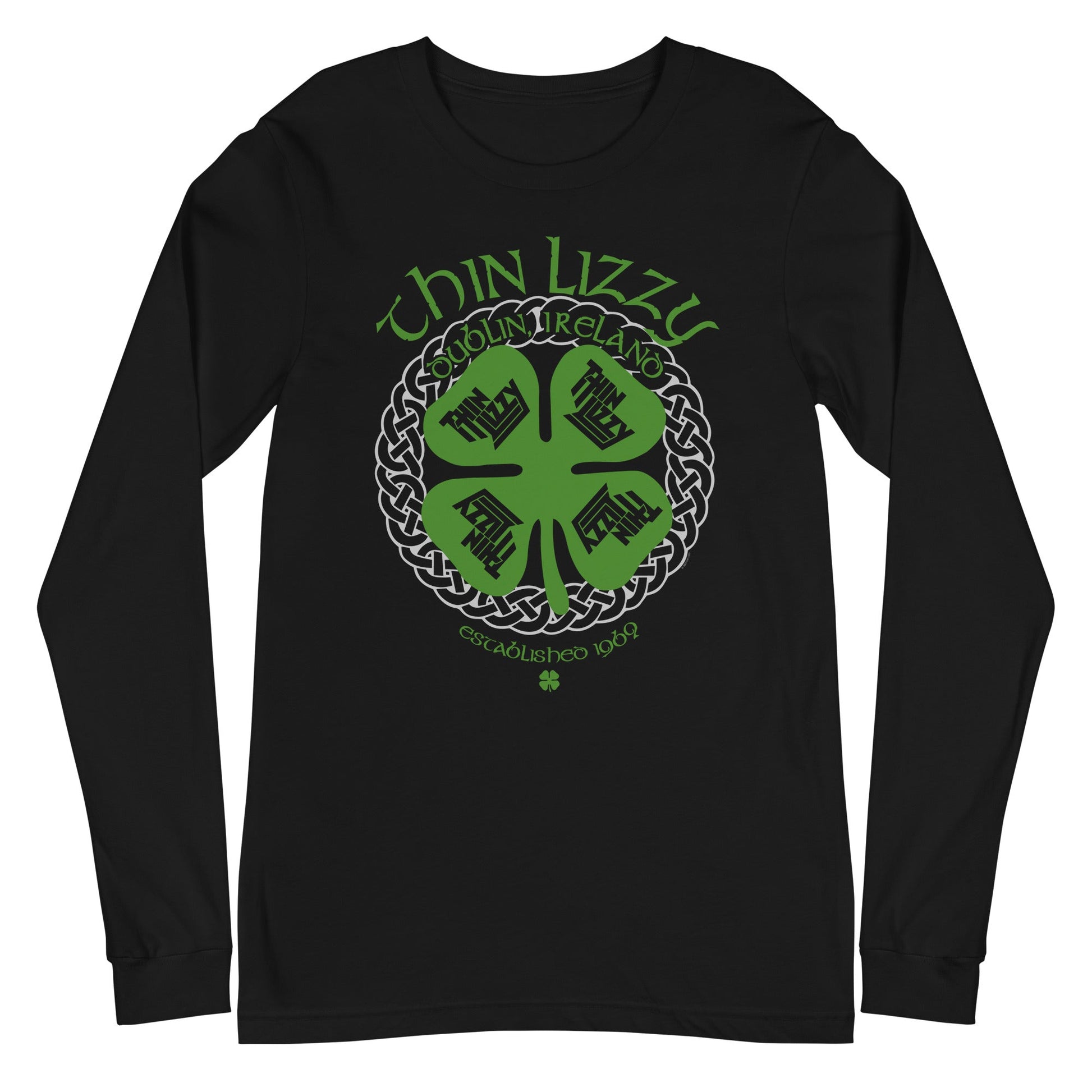 MerchMoment Thin Lizzy - Shamrock Long Sleeve T-Shirt [Apparel]