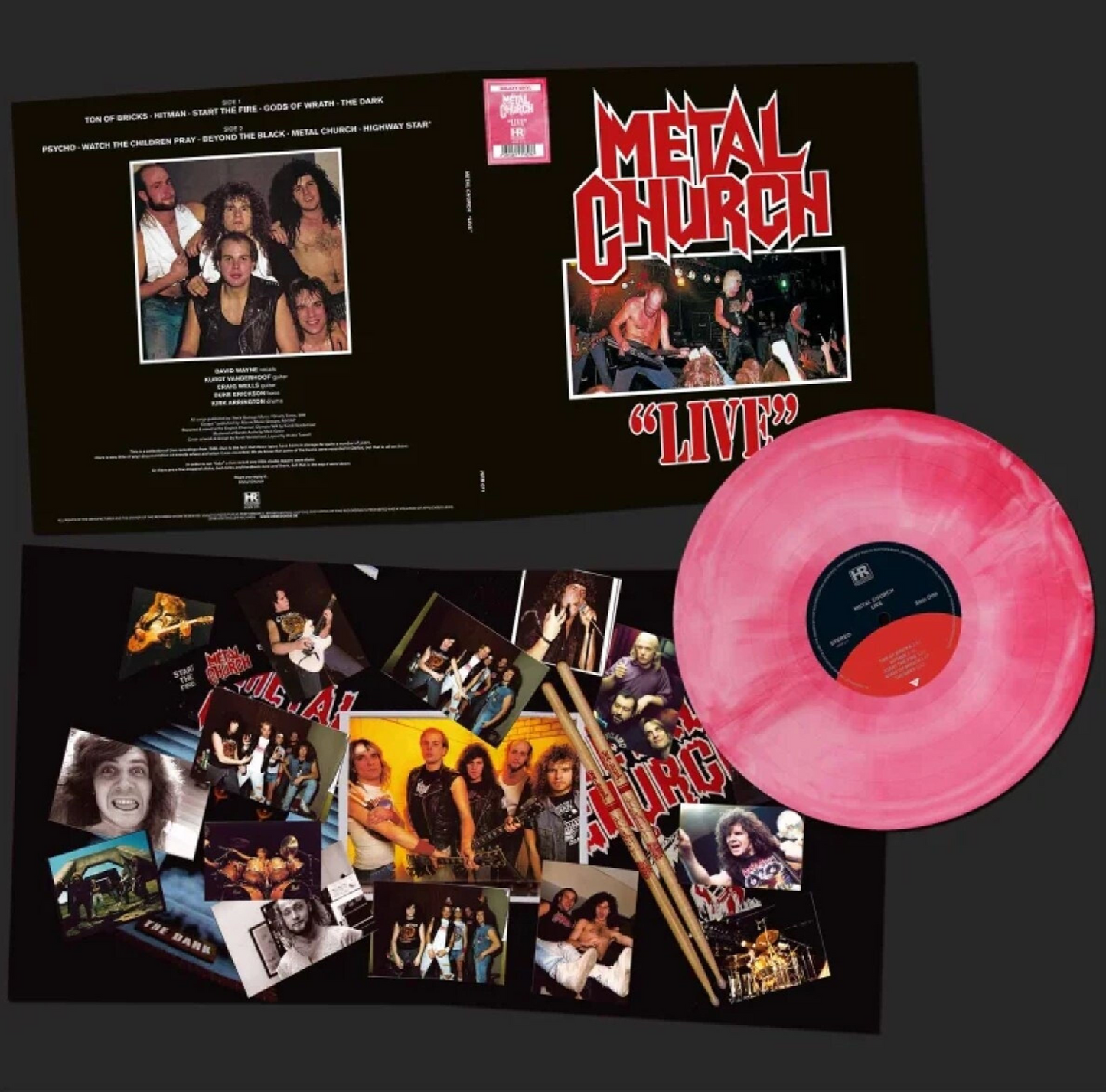 Live - Galaxy (Limited Edition, "Galaxy" Red & White Colored Vinyl)  Vinyl Record