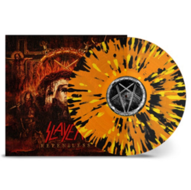 Repentless (TRANSPARENT ORANGE + YELLOW & BLACK SPLATTER) Vinyl Record