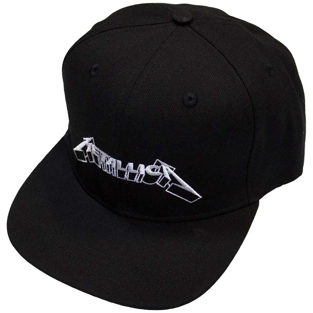 Metallica 3D Logo Baseball Cap Hat Black