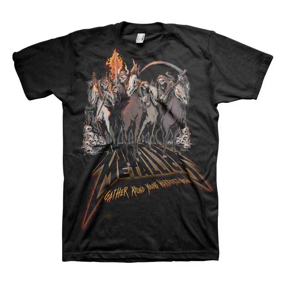 Metallica 40th Anniversary Horsemen [T-Shirt] Officially Licensed