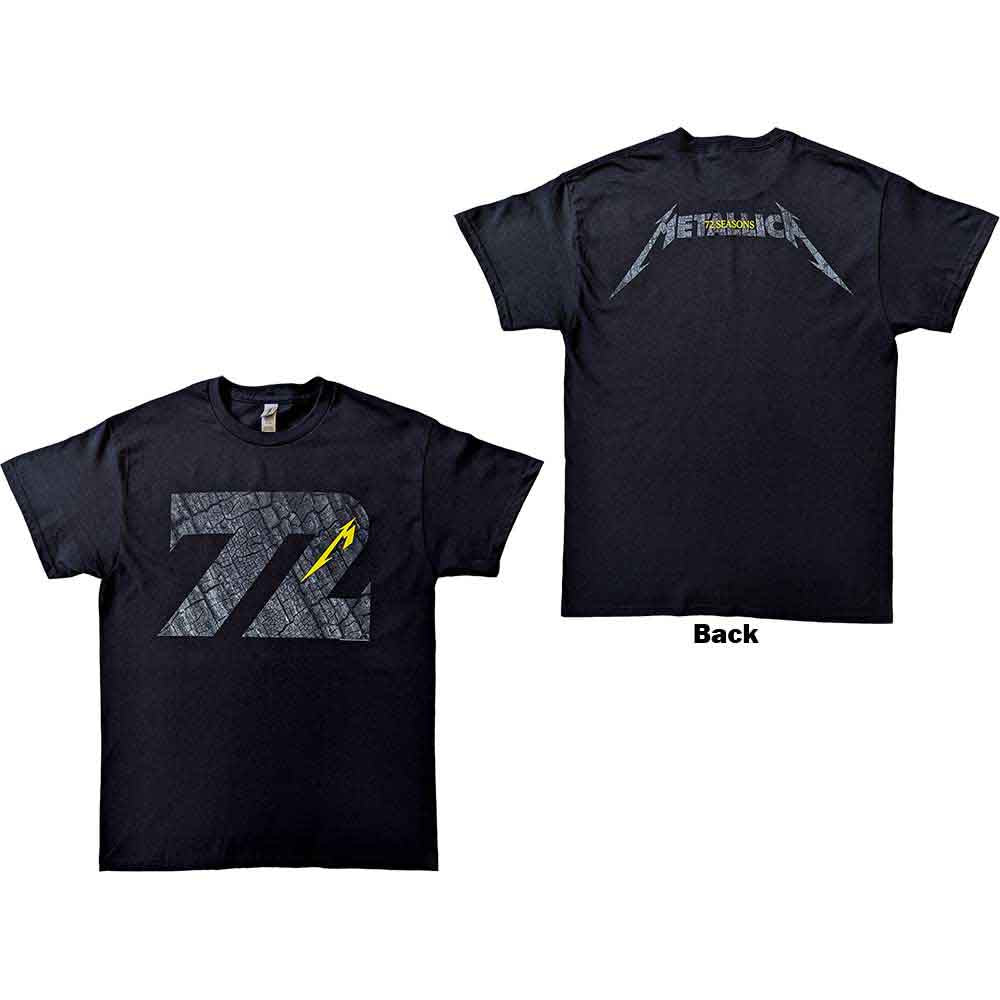 Metallica 72 Seasons Charred Logo Mens T Shirt Officially Licensed