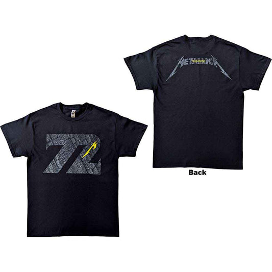 Metallica 72 Seasons Charred Logo T Shirt Black Officially Licensed