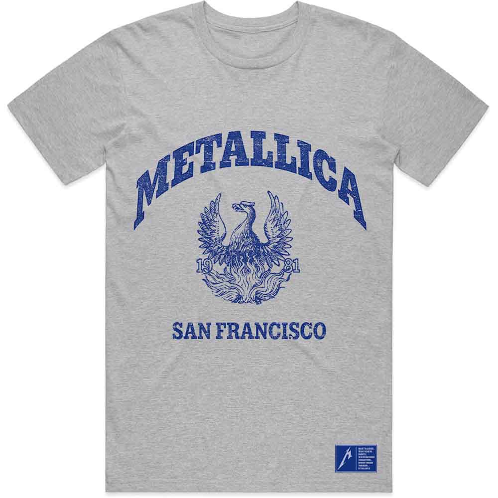 Metallica College Crest [T-Shirt] Officially Licensed