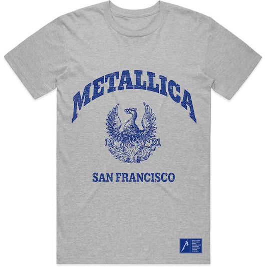 Metallica College Crest [T-Shirt] Officially Licensed