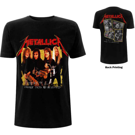 Metallica Garage Photo Yellow Mens T Shirt Officially Licensed