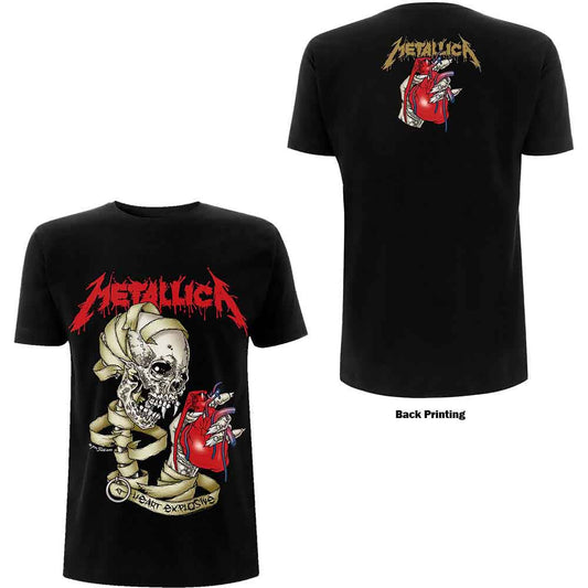 Metallica Heart Explosive [T-Shirt] Officially Licensed