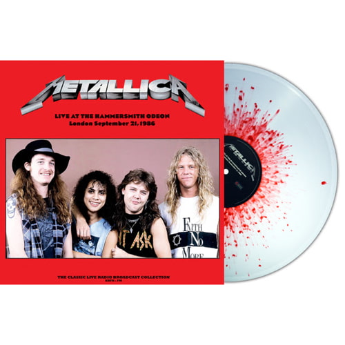 Metallica  Live at the Hammersmith Odeon London 1986 180 Gram Splatter Vinyl Import Vinyl Record