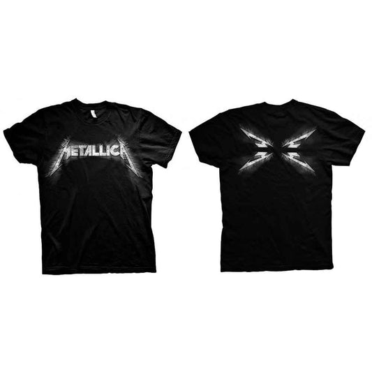 Metallica Spiked T Shirt Black Officially Licensed