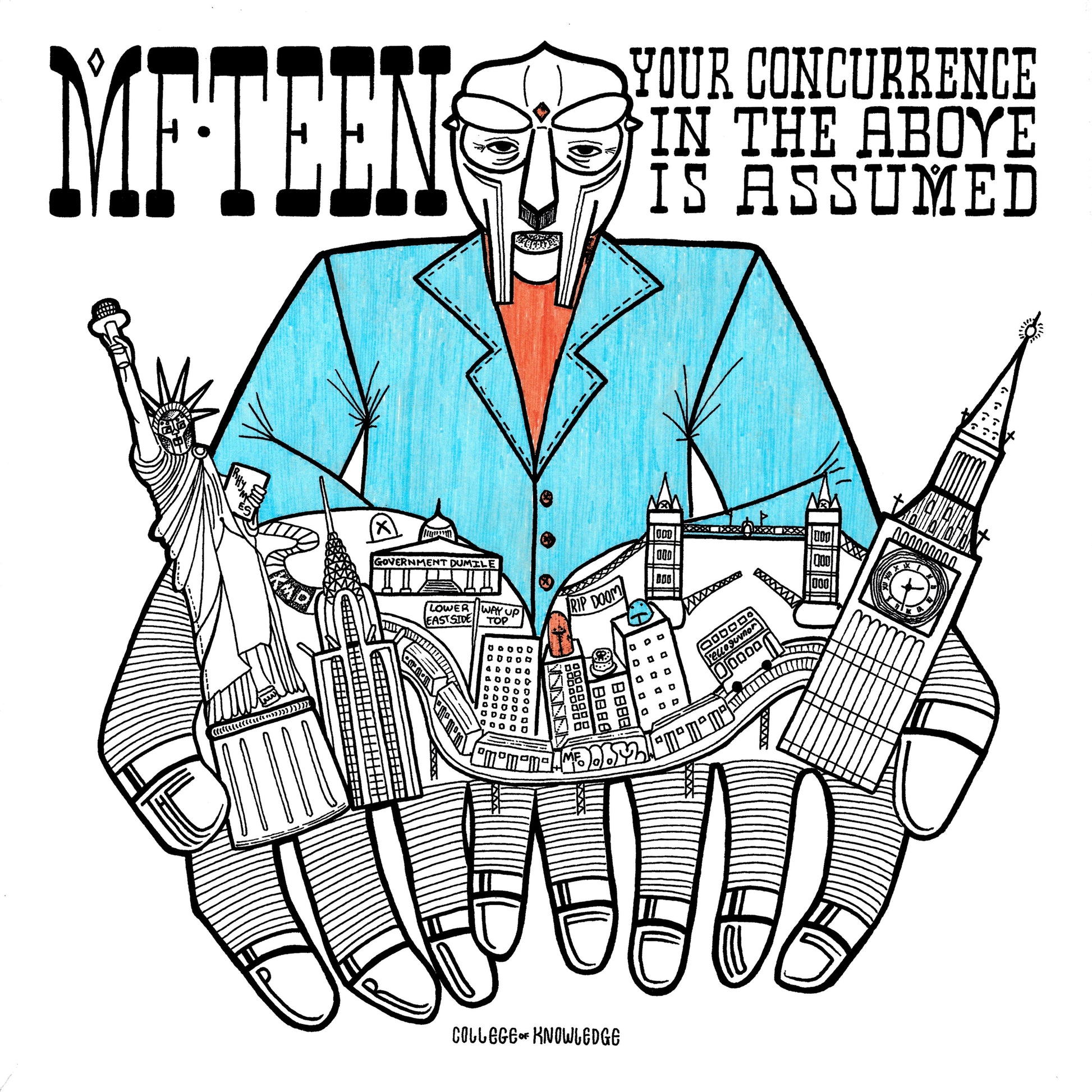 The Pro-Teens - MF TEEN: Your Concurrence In The Above Is Assumed (Opaque Orange) Vinyl Record