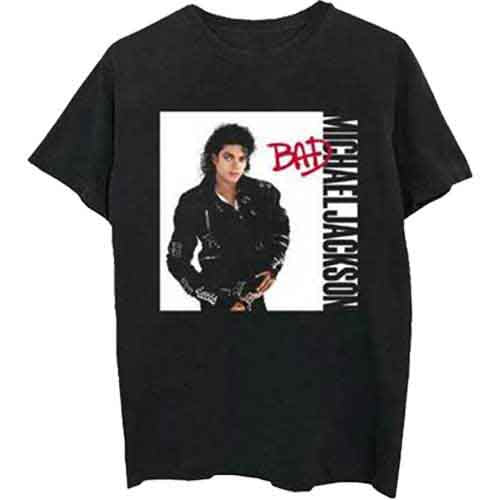 Michael Jackson Bad Mens T Shirt Officially Licensed