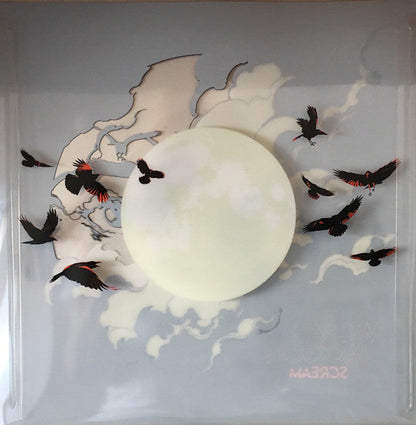 Michael Jackson Scream (GLOW IN THE DARK + BLUE SPLATTER VINYL) Vinyl Record