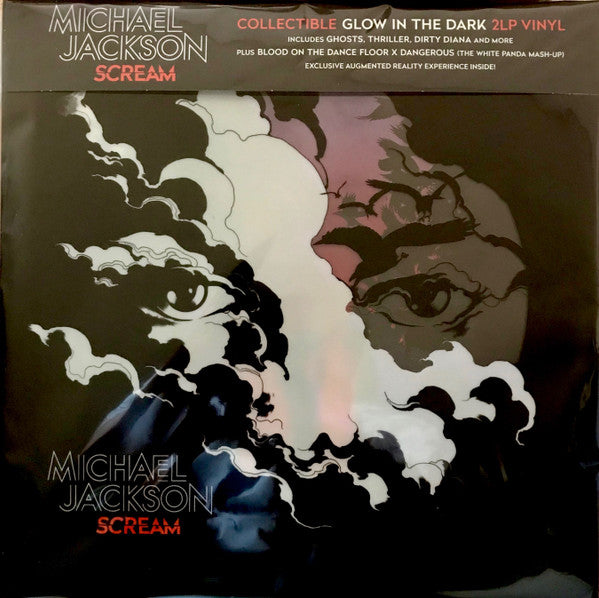 Michael Jackson Scream (GLOW IN THE DARK + BLUE SPLATTER VINYL) Vinyl Record