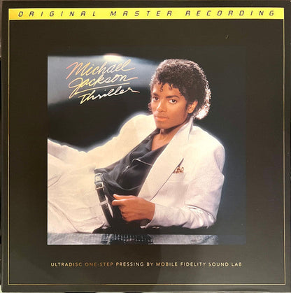 Michael Jackson Thriller Mobile Fidelity Sound Lab, Epic, MJJ Productions LP, Album, Ltd, Num, RE, RM, S/Edition, 180  Vinyl Record