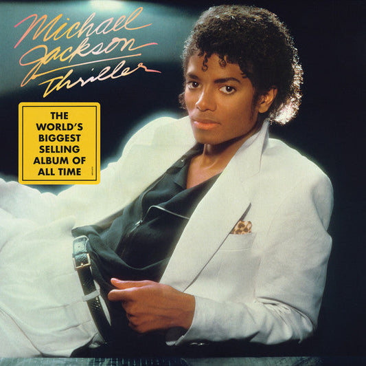 Michael Jackson Thriller Epic, MJJ Productions LP, Album, RE, RP   Vinyl Record